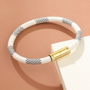 COPY - Damier Azure PU leather bracelet